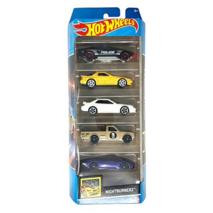 Hot Wheels 5er Pack NIGHTBURNERZ 1:64 - Mattel 01806 - HFV93
