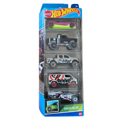Hot Wheels 5er Pack SPEED BLUR 1:64 - Mattel 01806 - HFV84