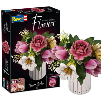 Flower Garden Revell Holzblumen Blumenstrauß Tulpen Holzbausatz 181 Teile - Revell 00632
