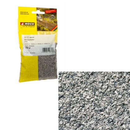 Gleisschotter Grau für Modelleisenbahn Streugut H0 TT 1:87 250g - Noch 09374