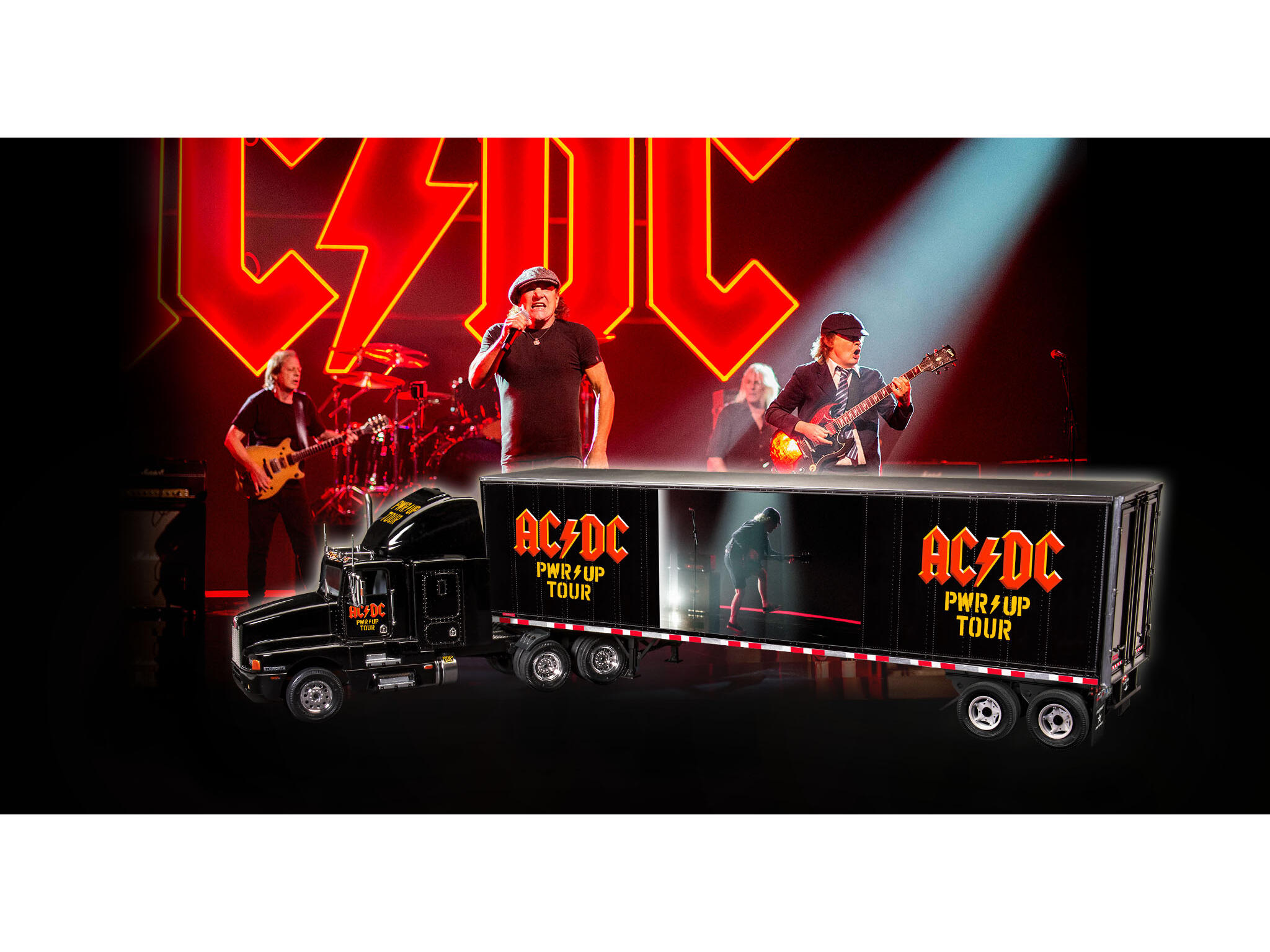 AC/DC Tour Truck "Power Up" LKW mit Trailer 1:32 - Revell 07731 – Bild 8