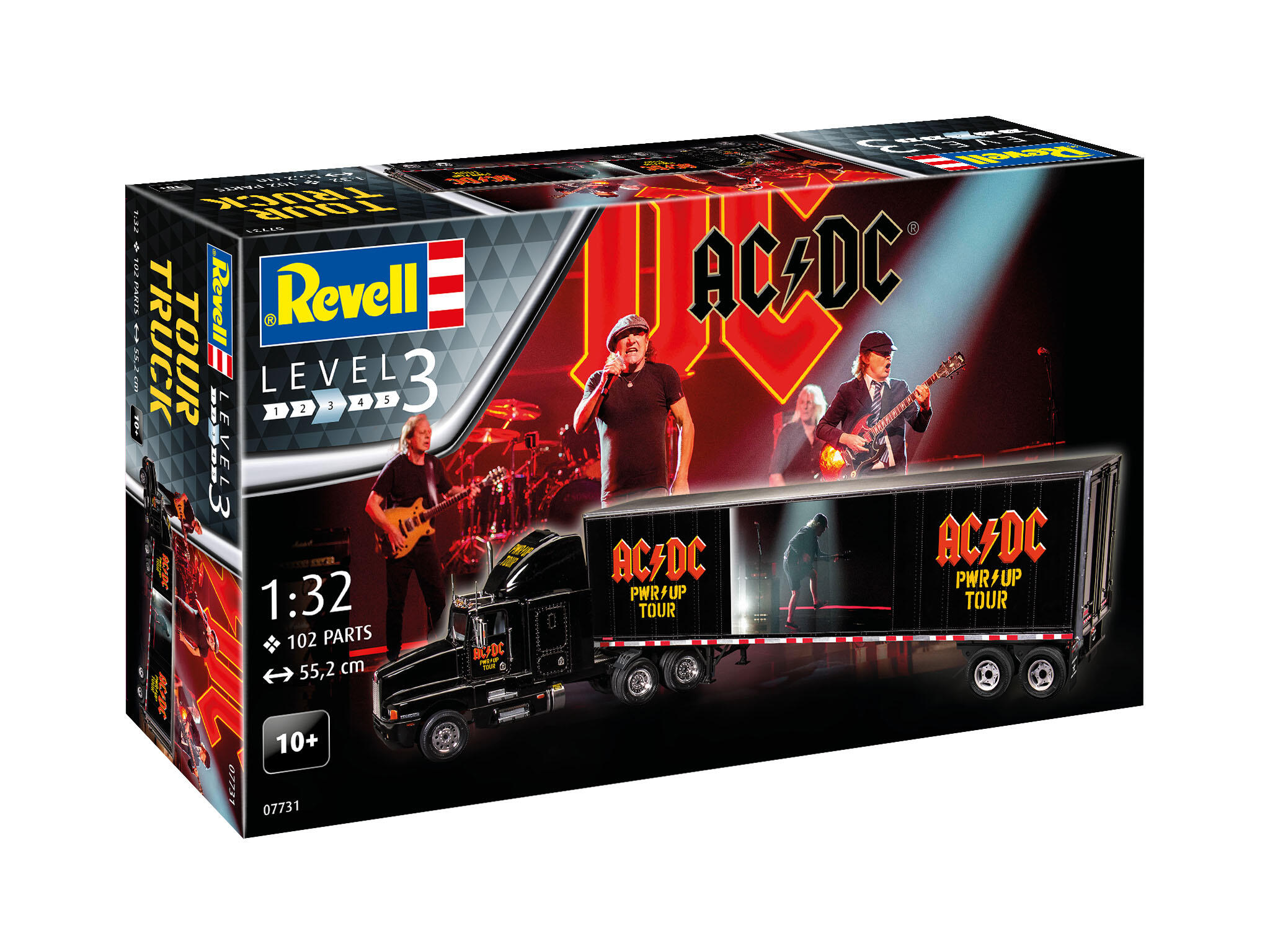 AC/DC Tour Truck "Power Up" LKW mit Trailer 1:32 - Revell 07731 – Bild 10