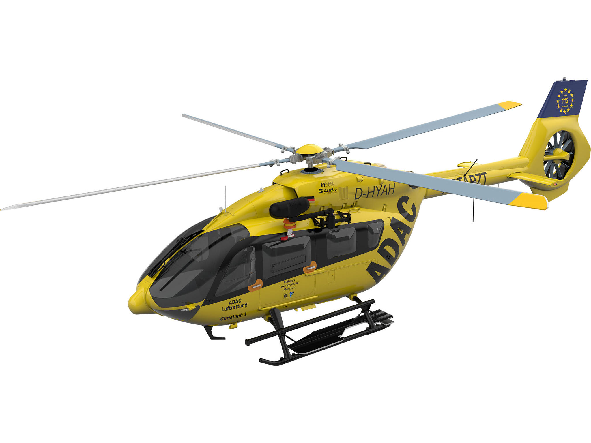 Airbus Helikopter H145 Rettungshubschrauber ADAC / REGA Hubschrauber 1:32 - Revell 04969 – Bild 2