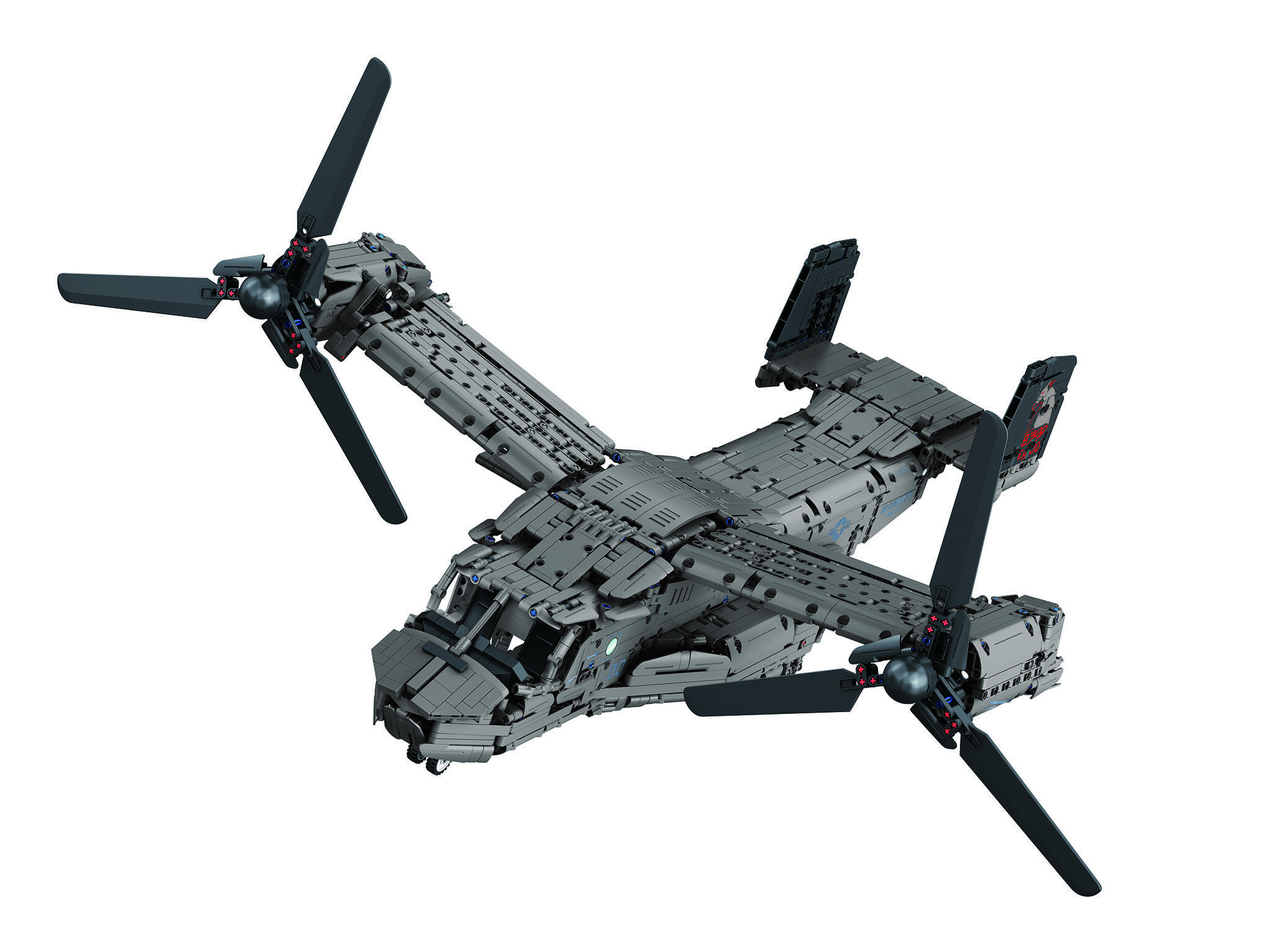 Bell Boeing V-22 Osprey Brick System 1:25 Flugzeug Klemmbausteine 3730 Teile 85,3 cm - Revell 00961 – Bild 9