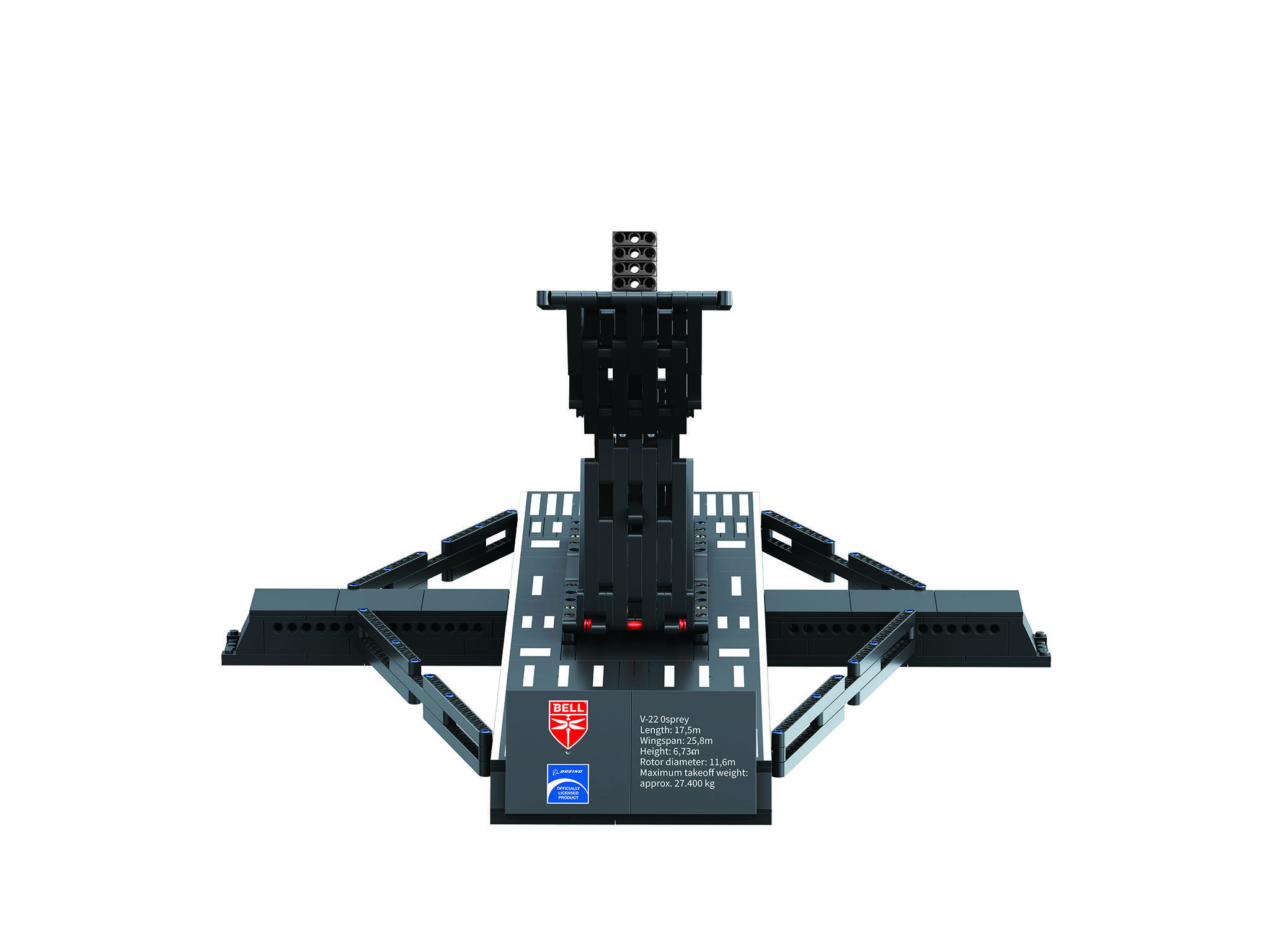 Bell Boeing V-22 Osprey Brick System 1:25 Flugzeug Klemmbausteine 3730 Teile 85,3 cm - Revell 00961 – Bild 6