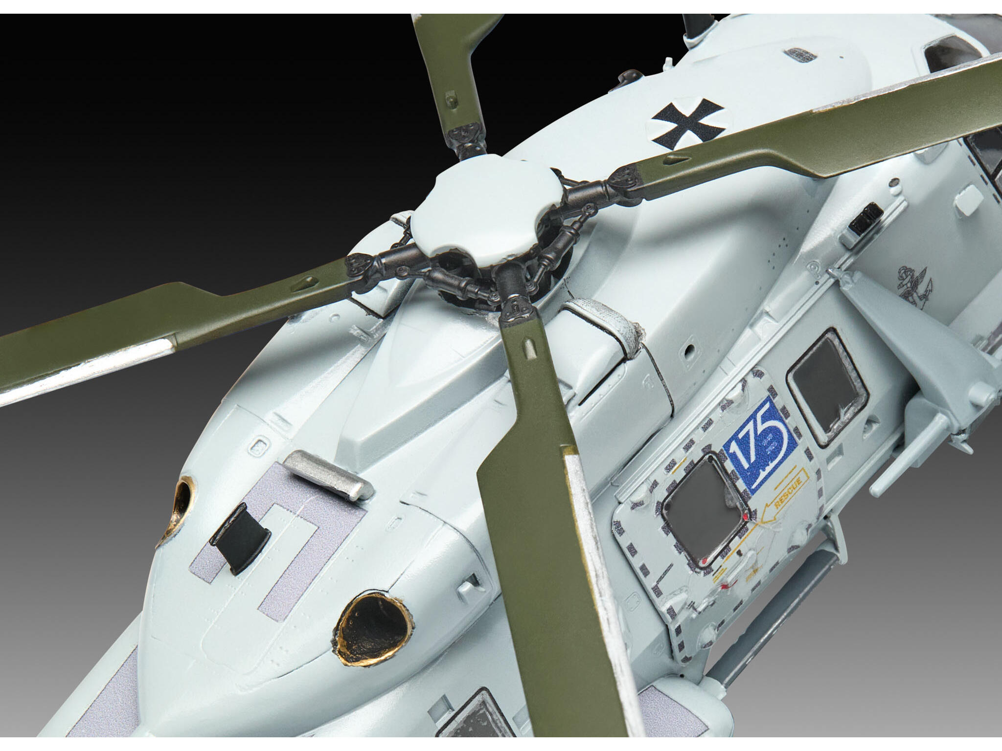 NH90 NFH "Navy" Marine 1:72 Helikopter Bausatz Marine - Revell 03784 – Bild 5