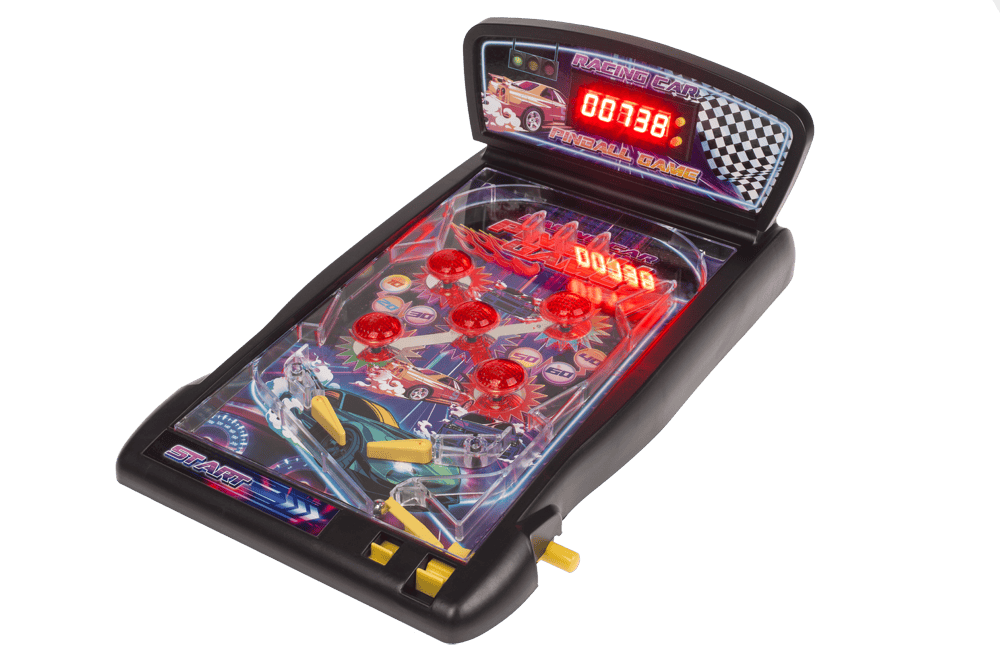 Flipper Flipperautomat Vintage Pinball-Spiel elektrisch 43 x 25,5 x 17 cm – Bild 3