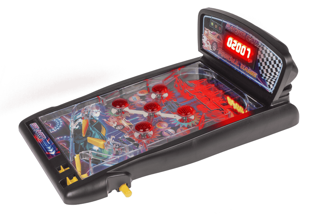 Flipper Flipperautomat Vintage Pinball-Spiel elektrisch 43 x 25,5 x 17 cm – Bild 4