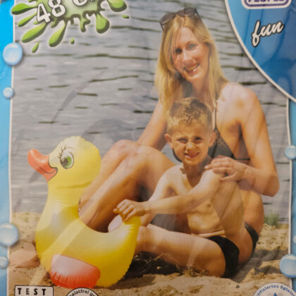 Aufblasbares Schwimmtier Ente 48 cm - Happy People 77838