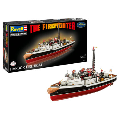 Feuerlöschboot Harbor Fire Boat NY The Firefighter New York Bausatz 1:87 - Revell 05197