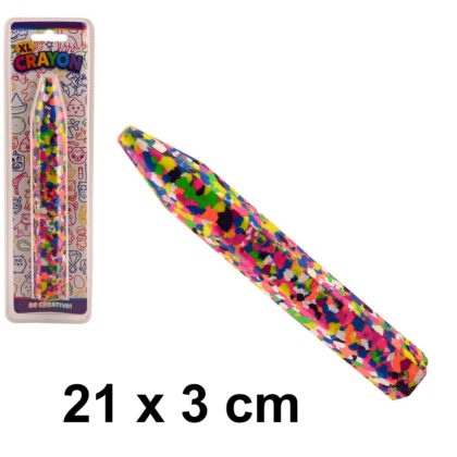 Jumbo Regenbogen XXL Wachsmalstift Wachsmalkreide 21 x 3 cm