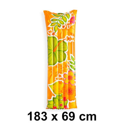 Luftmatratze Fashion Blumen Hawaii Edition ca. 183 x 69 cm - Intex 59720