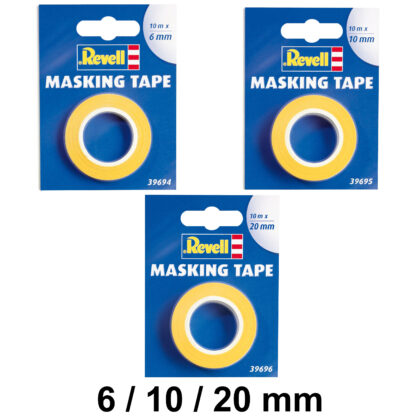 Masking Tape 6 / 10 / 20 mm Revell Maskierband- Revell 39694 / 39695 / 39696