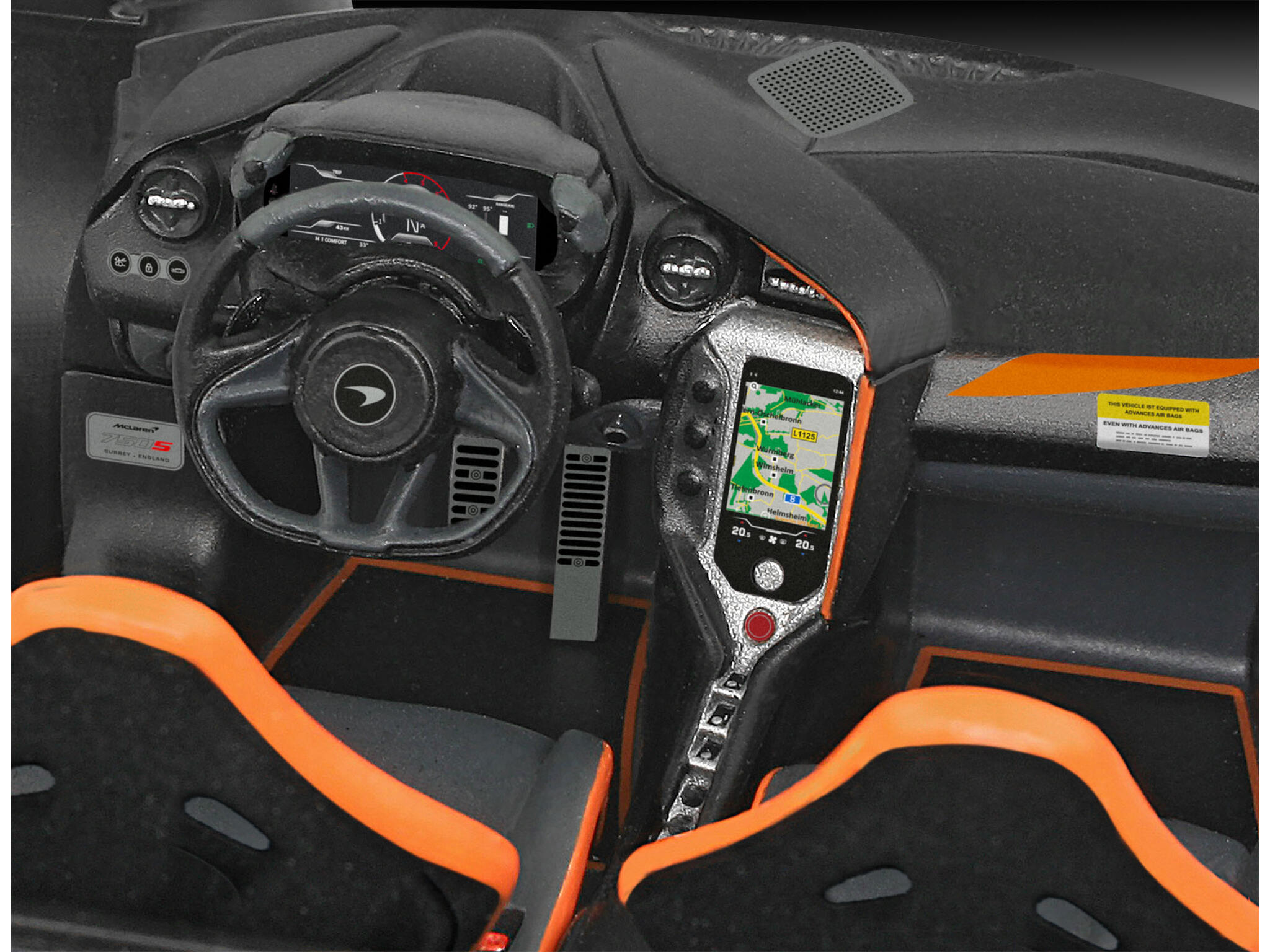 McLaren 750S Supersportwagen Bausatz 1:24 - Revell 07734 – Bild 5