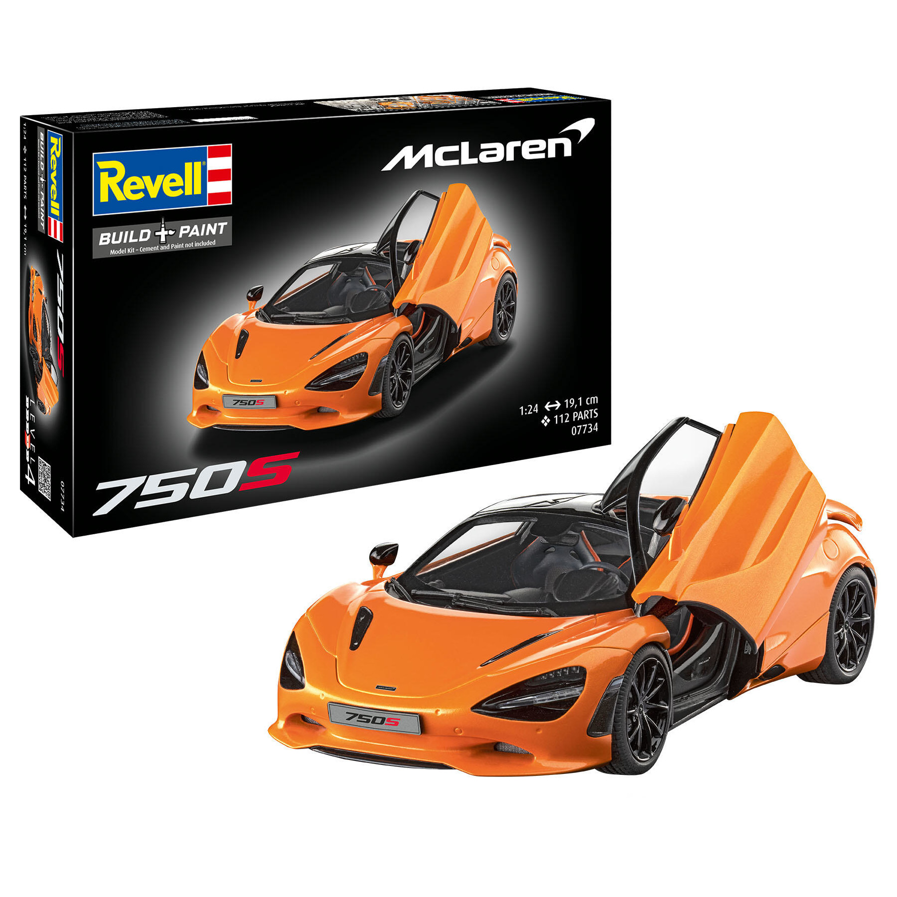 McLaren 750S Supersportwagen Bausatz 1:24 - Revell 07734