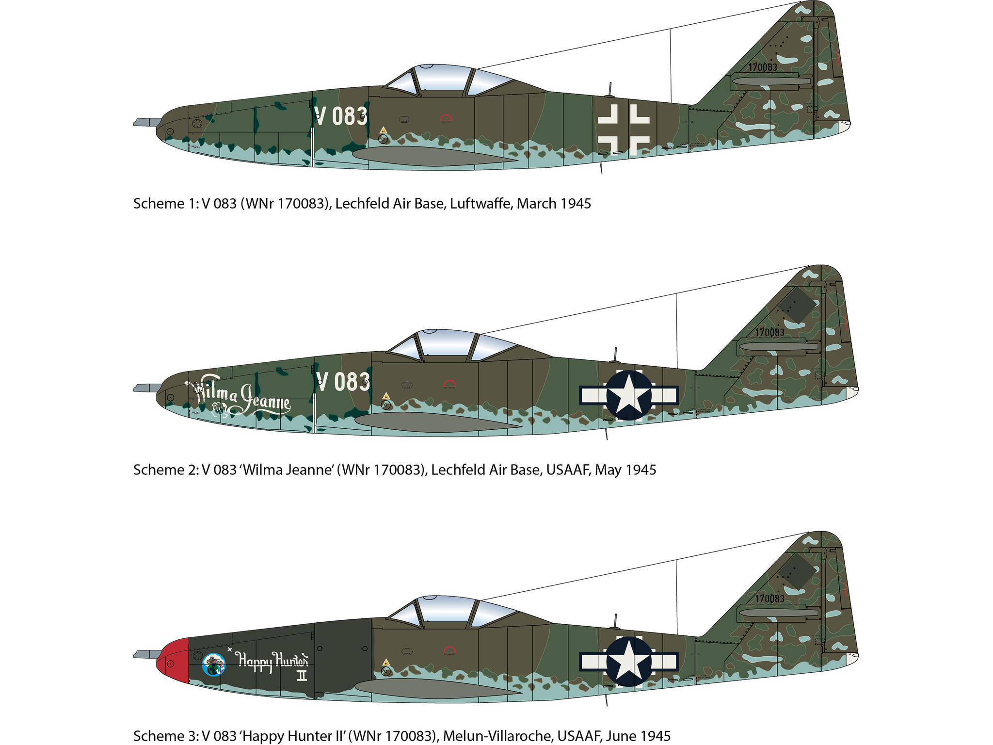 Messerschmitt Me262A-1a/U4 Me 262 WW2 Bausatz 1:32 - Revell 03749 – Bild 6