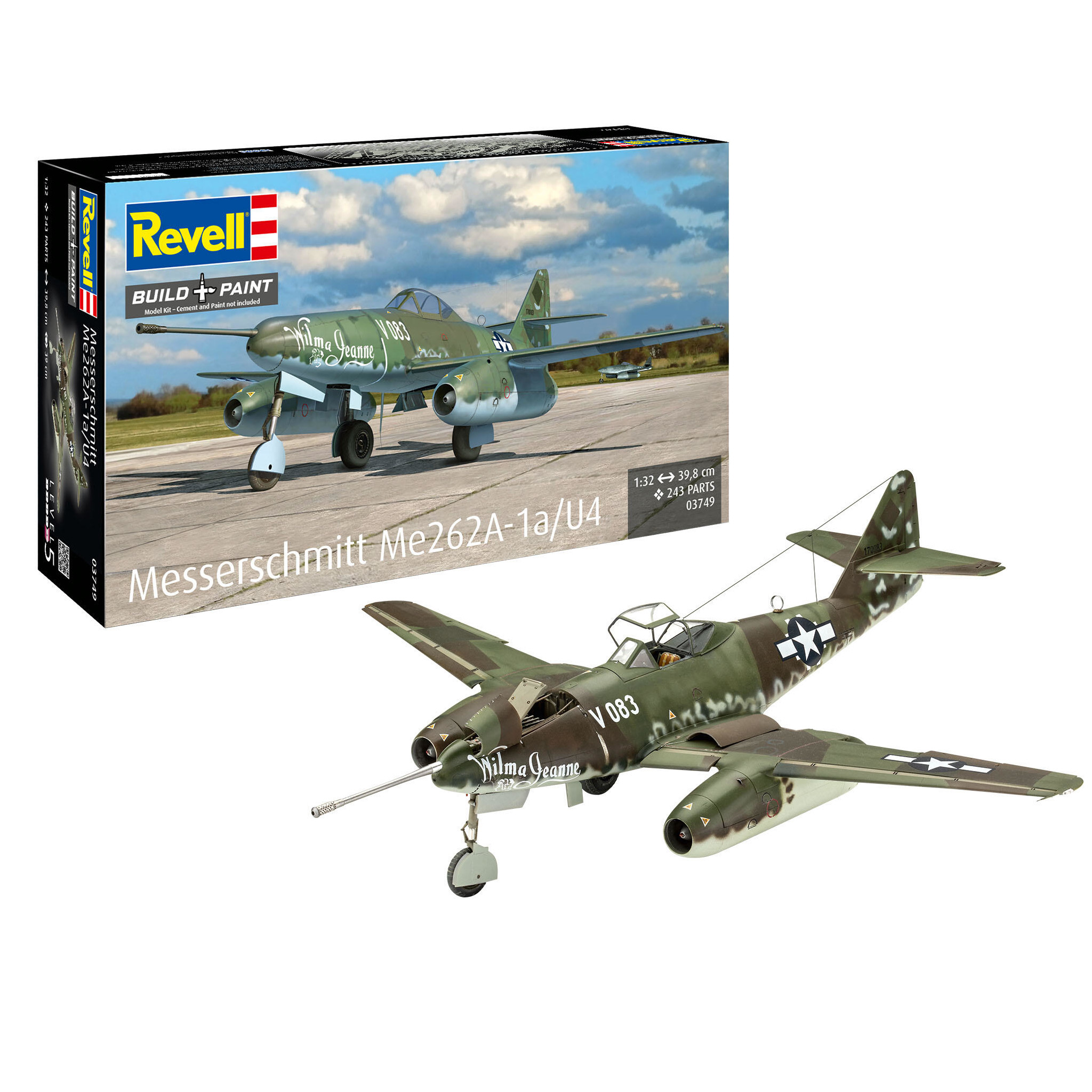 Messerschmitt Me262A-1a/U4 Me 262 WW2 Bausatz 1:32 - Revell 03749