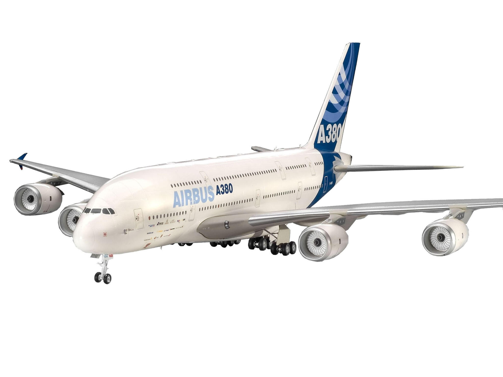 Airbus A380 Neue Lackierung New Livery "First Flight" 1:144 Bausatz - Revell 04218 – Bild 2