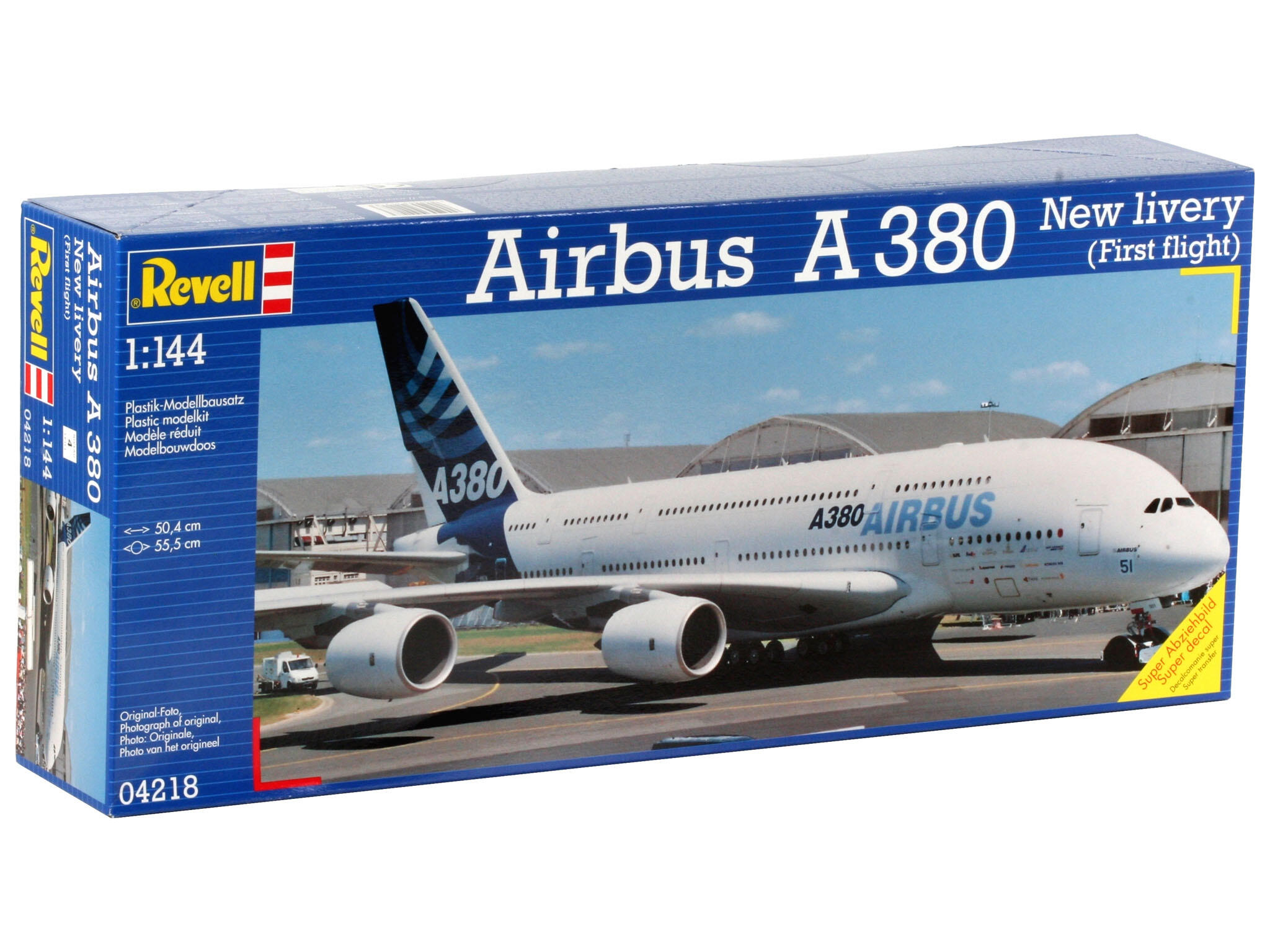 Airbus A380 Neue Lackierung New Livery "First Flight" 1:144 Bausatz - Revell 04218 – Bild 3