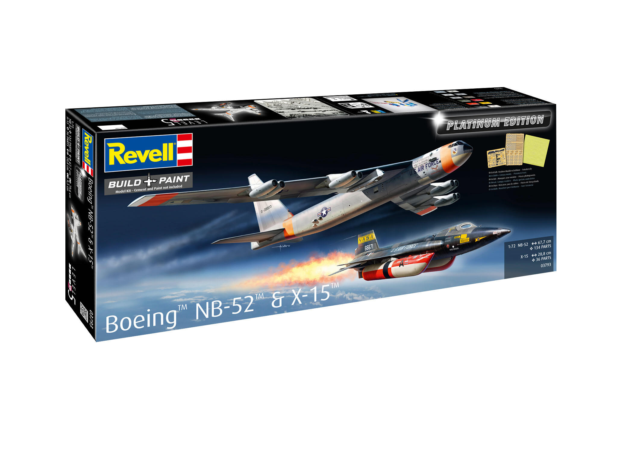Boeing NB-52 & X-15 "Platinum Edition" Limited Edition 1:72 Bausatz - Revell 03793 – Bild 13