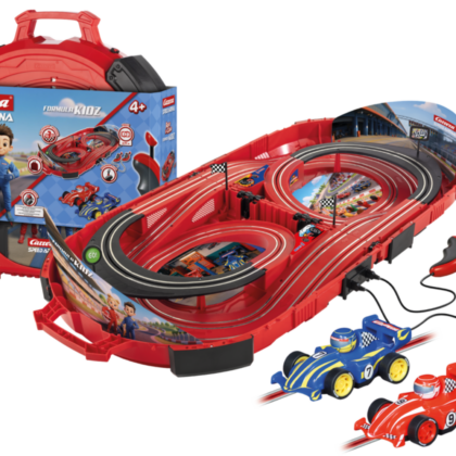 FormulaKidz Carrera SPEED ARENA Autorennbahn Set to go im Koffer - 20016004