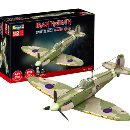 Iron Maiden Spitfire MK.II Aces High Brick System 1:18 Flugzeug Klemmbausteine 2815 Teile 62 cm - Revell 00962