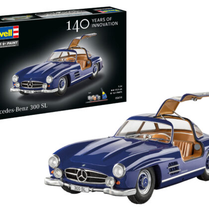 Mercedes-Benz 300 SL W 198 1:24 Flügeltürer inkl. Farbe & Kleber - Revell 05614