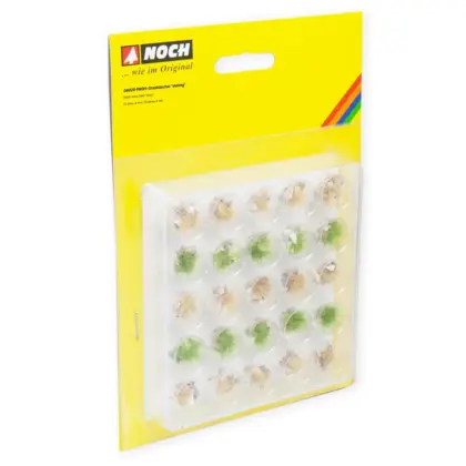 PROFI-Grasbüschel “steinig” grün, beige, mit Steinen weiß, beige - Noch 06920