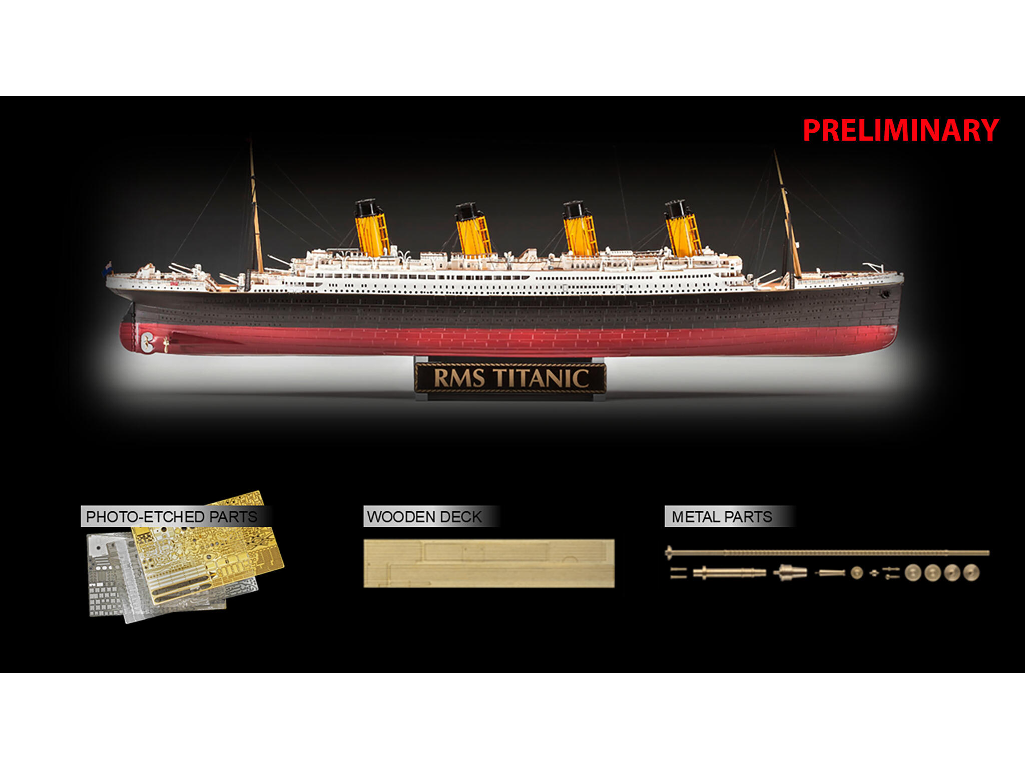 R.M.S. Titanic Platinum Edition 670 mm 1:400 Bausatz - Revell 05243 – Bild 2