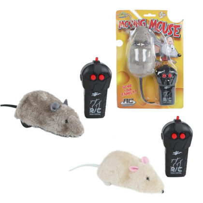 RC Maus ferngesteuert Mouse 15 cm 2,4GHz Katzenspielzeug Scherzartikel - siva 50841