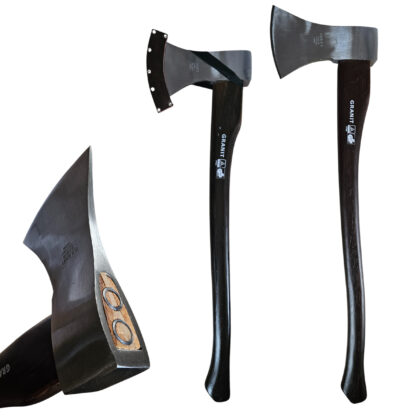 Spaltaxt Hickoryholz GRANIT BLACK EDITION 1600g / 1250g Axt GA02-XL / GA02-L
