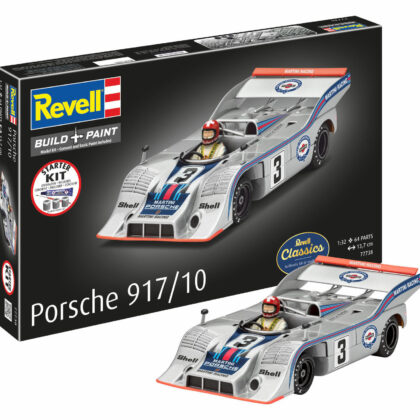 Starter Kit Porsche 917/10 CanAm-Rennserie 1:32 Modellbausatz inkl. Farbe & Kleber - Revell 77738