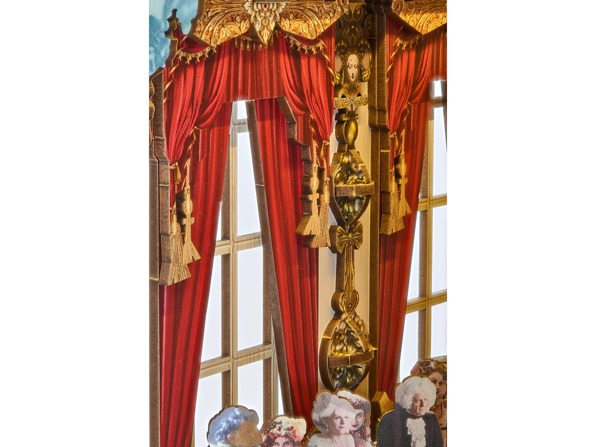 Tiny Adventures - Bridgerton "The Duke and I" Book Nook Miniaturwelt LED Beleuchtung Holzbausatz- Revell 00542 – Bild 6