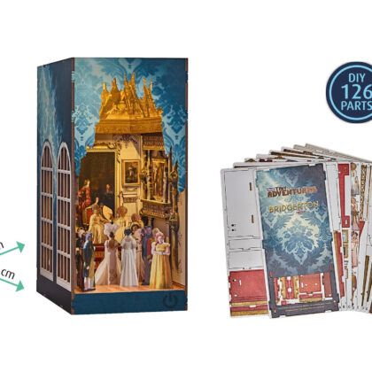 Tiny Adventures - Bridgerton "The Duke and I" Book Nook Miniaturwelt LED Beleuchtung Holzbausatz- Revell 00542