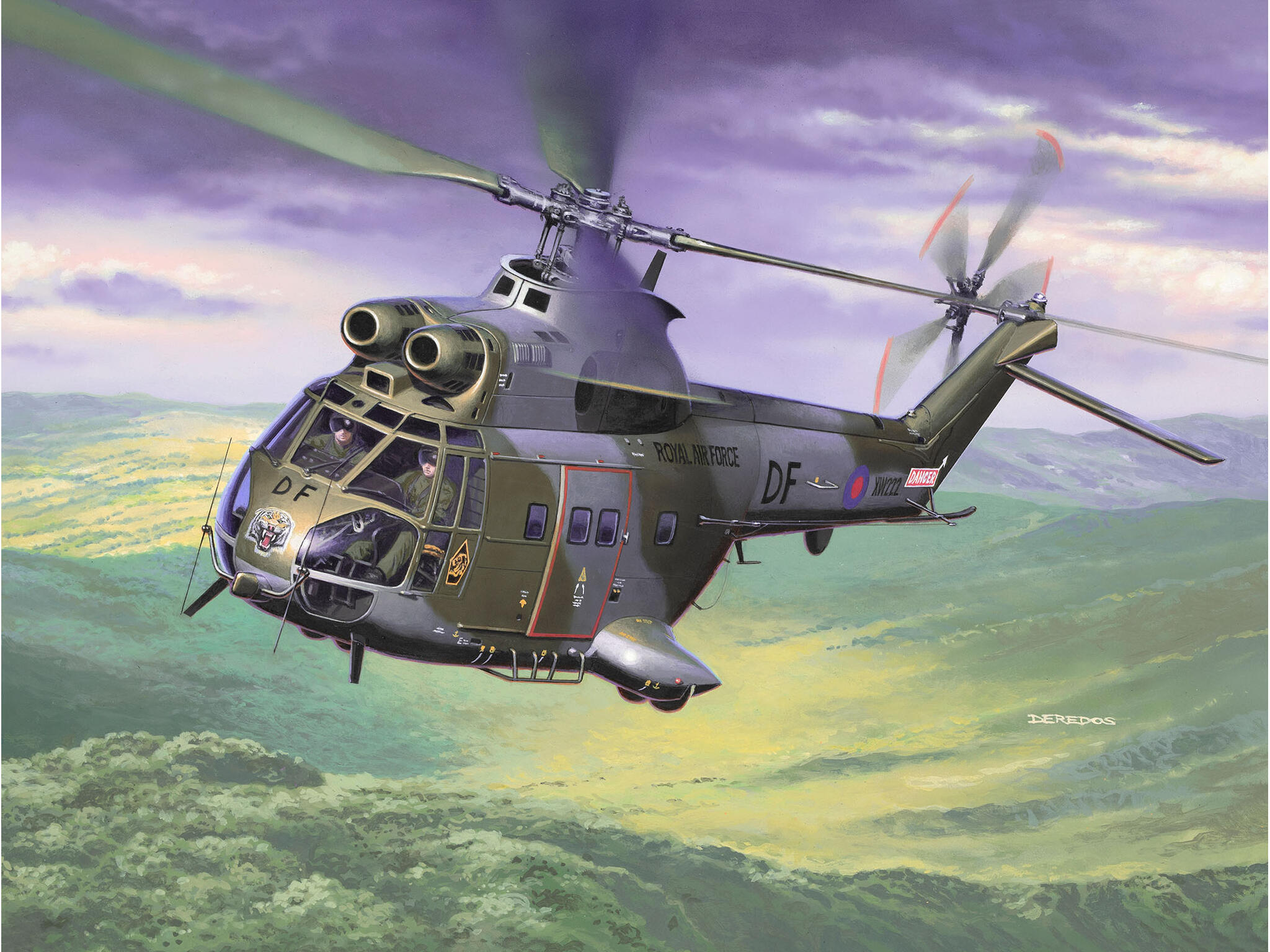 Westland Puma HC.1 1:144 Helikopter Bausatz RAF - Revell 03746 – Bild 2