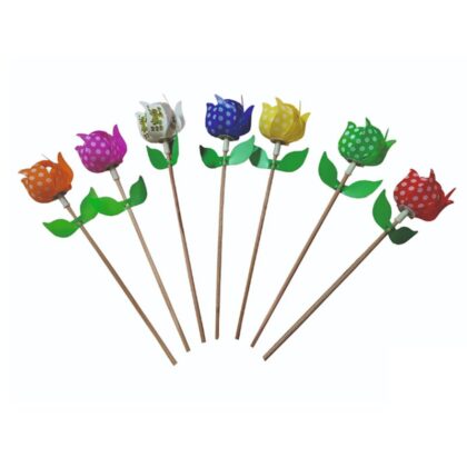 Windmühle Windrad Lale  Ø 13 cm H: 50 cm Blume Tulpe als Windrad