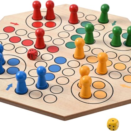 XXL Ludo 50 x 50 cm perfekt für Senioren oder Große Runden
