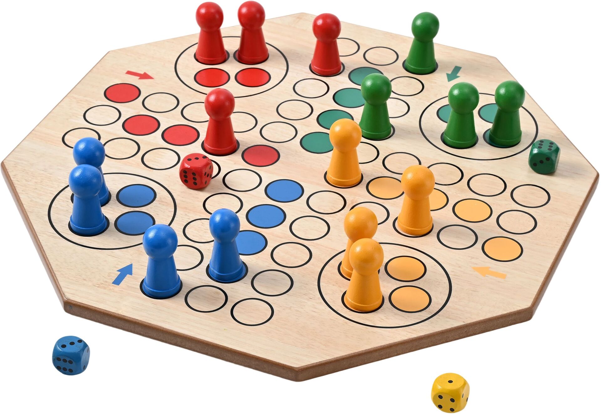 XXL Ludo 50 x 50 cm perfekt für Senioren oder Große Runden
