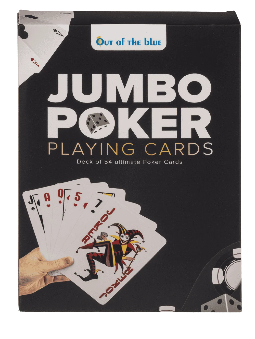 XXL Spielkarten ca.12 x 17 cm 54 Karten Jumbo Pokerkarten Pokerblatt – Bild 3