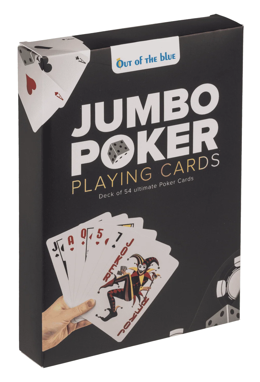 XXL Spielkarten ca.12 x 17 cm 54 Karten Jumbo Pokerkarten Pokerblatt – Bild 4