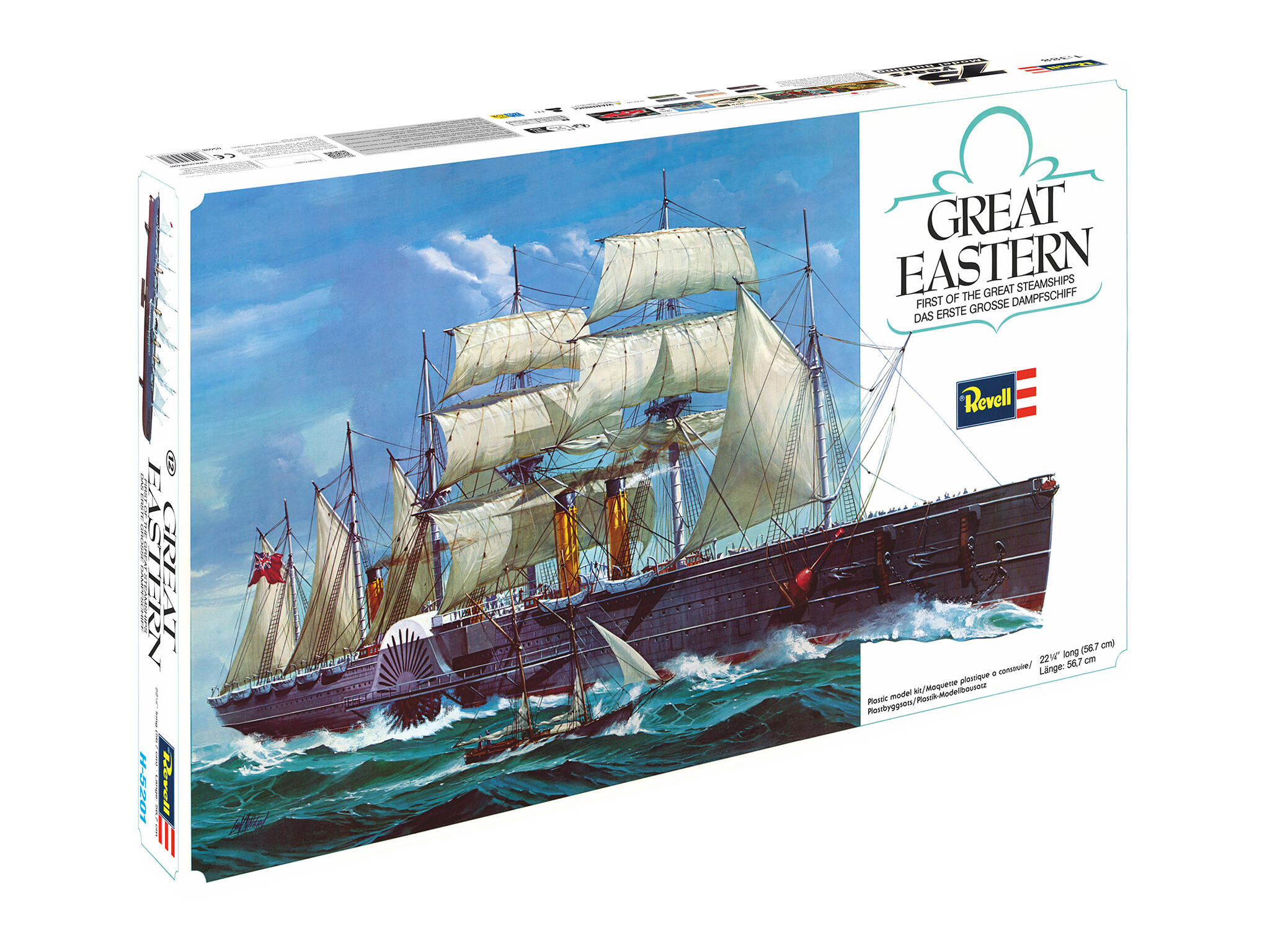 Great Eastern - 75 Years Plastic Modelling Retro Bausatz 1:388 - Revell 05608 – Bild 2