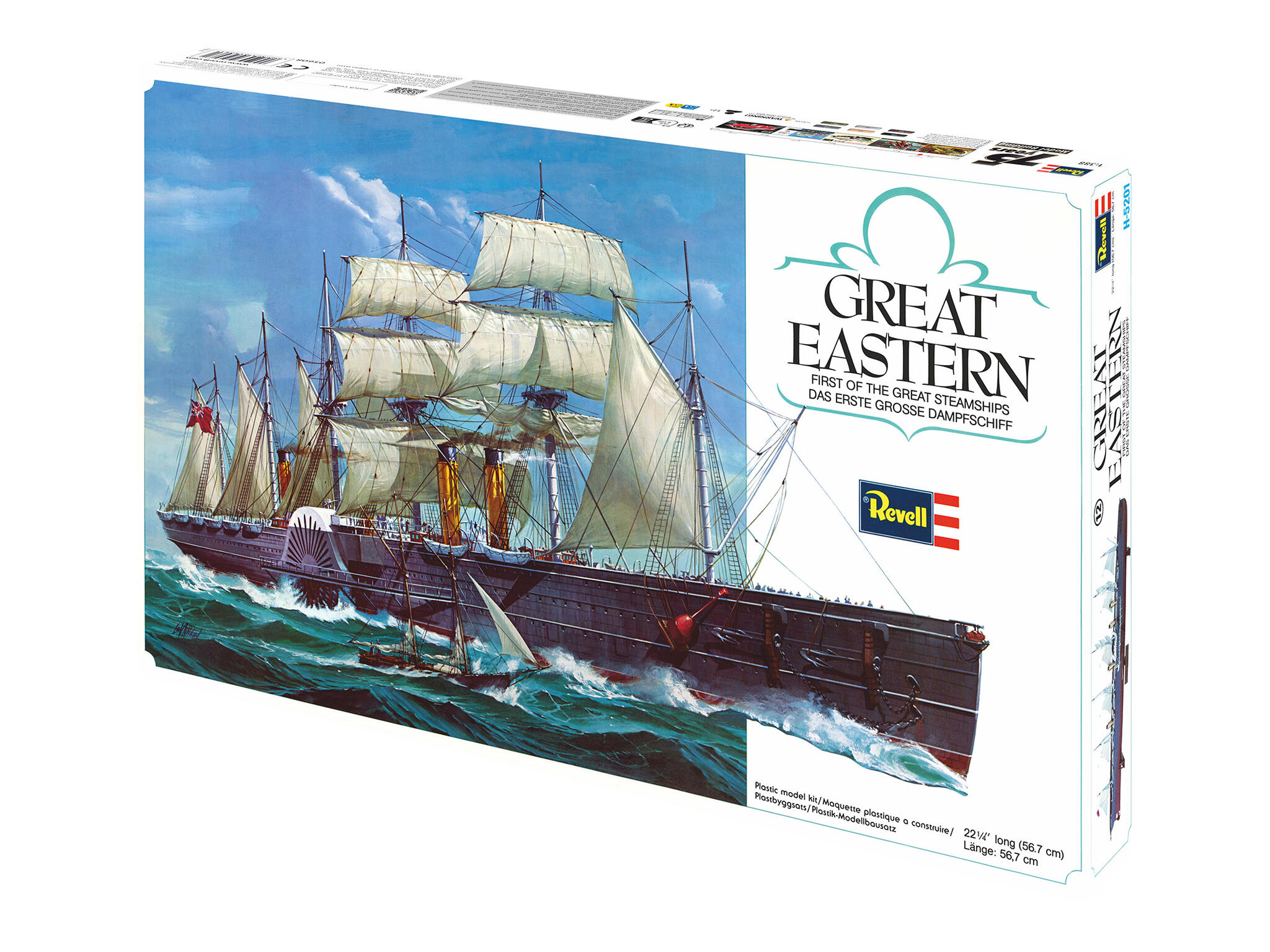 Great Eastern - 75 Years Plastic Modelling Retro Bausatz 1:388 - Revell 05608 – Bild 4