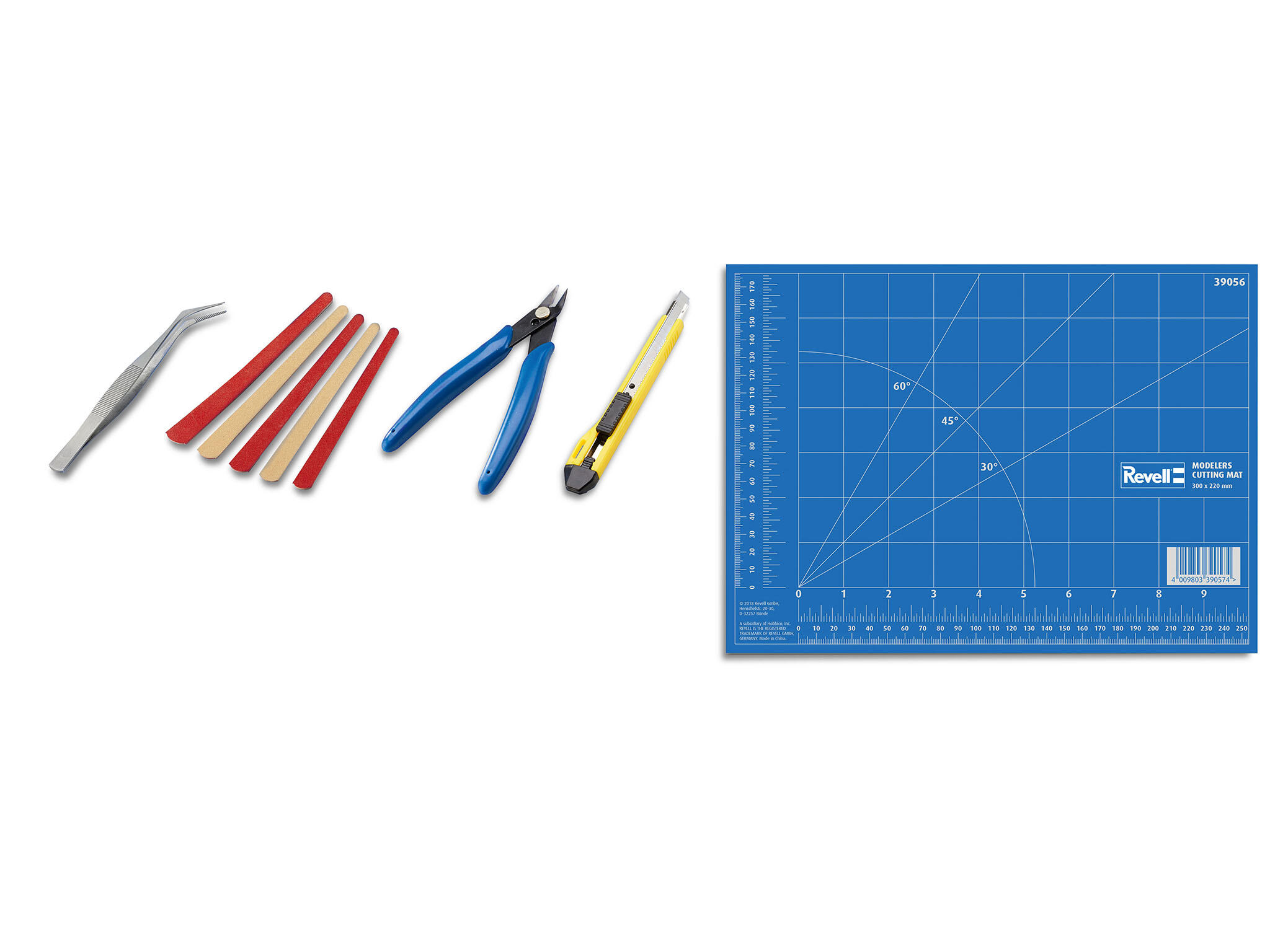 Hobby Tool Kit Basic Set 9-teilig Basiswerkzeug Bastelwerkzeuge für Plastikmodelle - Revell 39639 – Bild 6