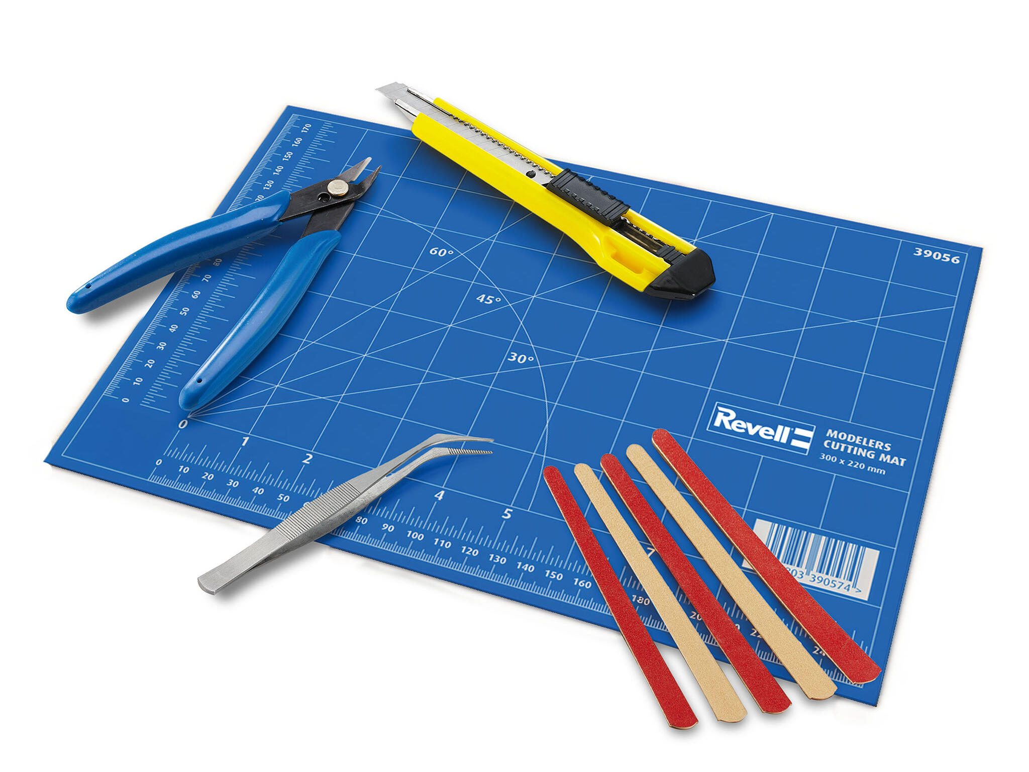 Hobby Tool Kit Basic Set 9-teilig Basiswerkzeug Bastelwerkzeuge für Plastikmodelle - Revell 39639 – Bild 7