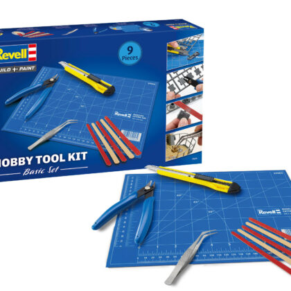 Hobby Tool Kit Basic Set 9-teilig  Basiswerkzeug Bastelwerkzeuge für Plastikmodelle - Revell 39639