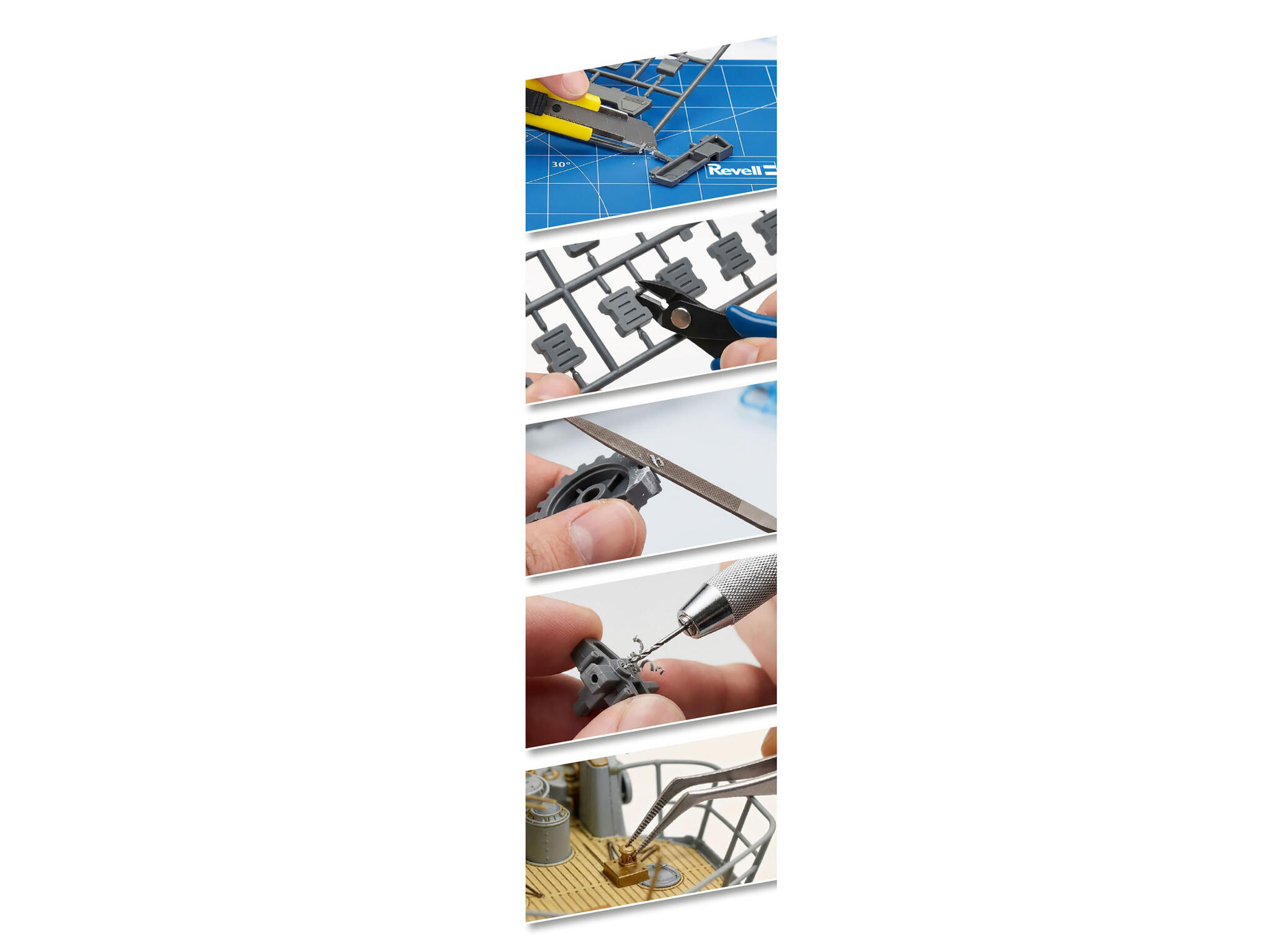 Hobby Tool KitPro Set 14-teilig professionelle Bastelwerkzeuge für Plastikmodelle - Revell 39640 – Bild 9