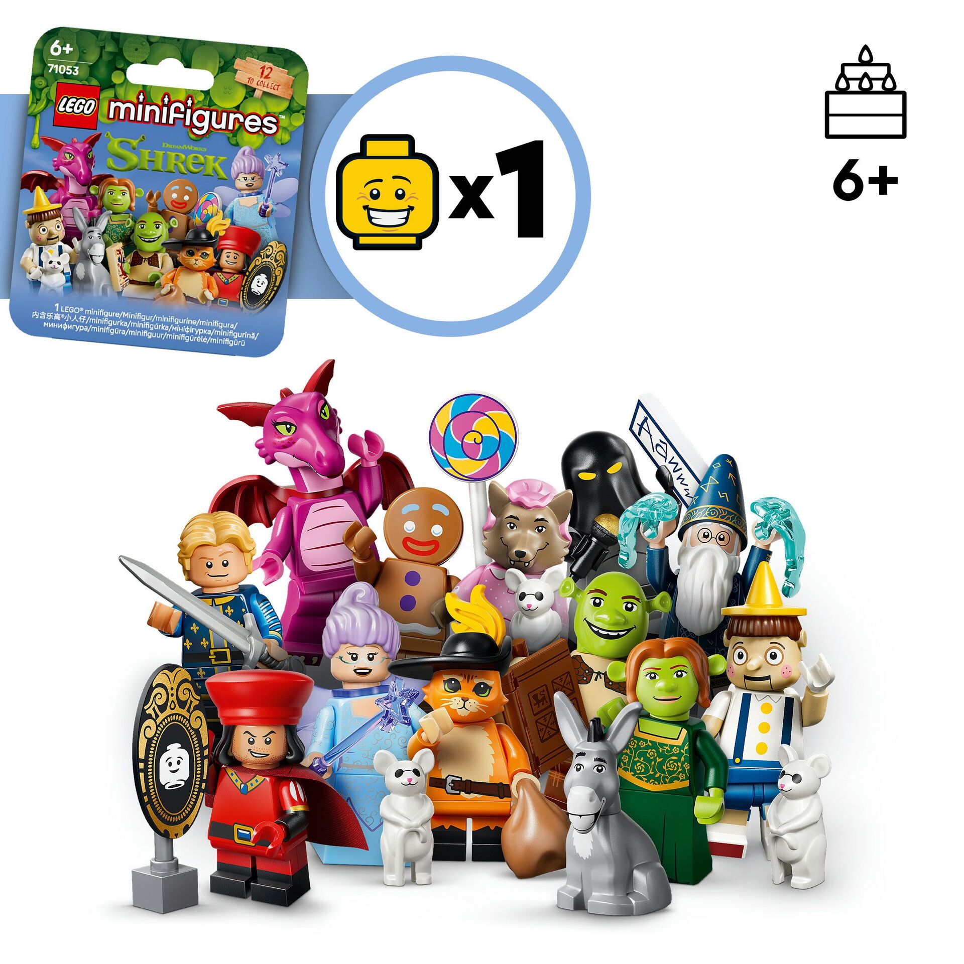 LEGO® Minifiguren Shreck Serie - LEGO® minifigures 71053 – Bild 3