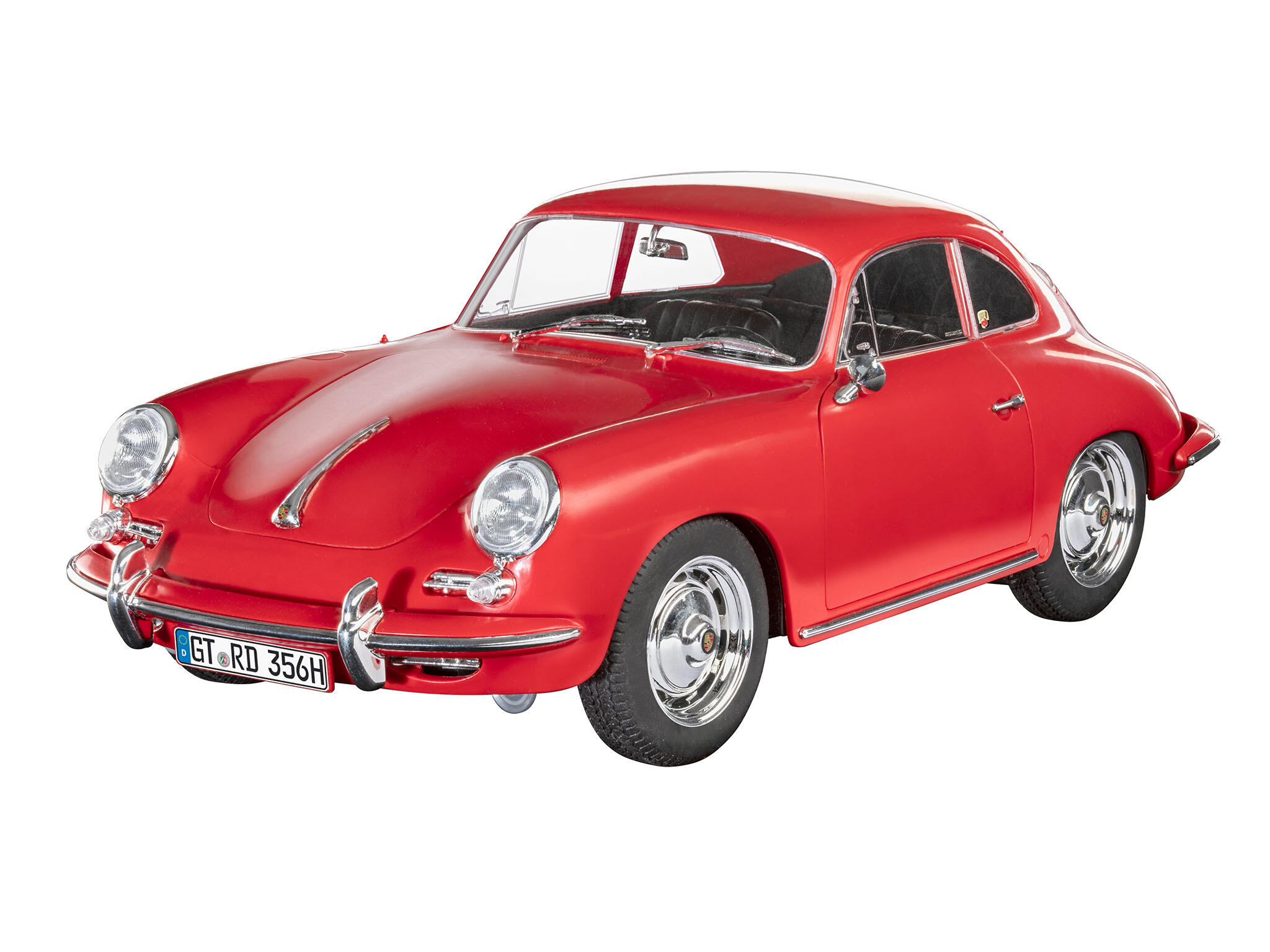 Porsche 356B Coupé 1:16 Modellbausatz click System ohne Kleben - Revell 07679 – Bild 2