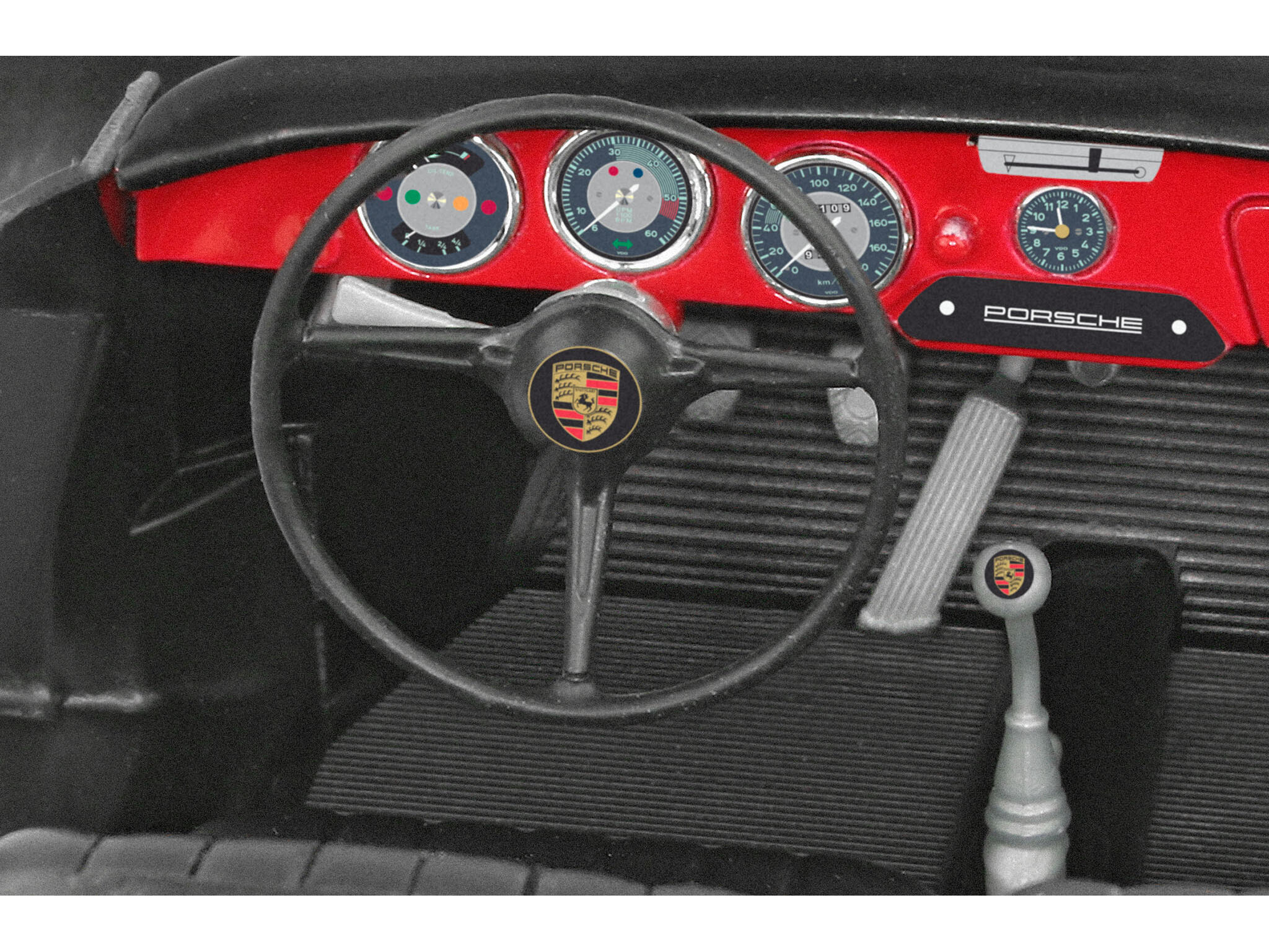 Porsche 356B Coupé 1:16 Modellbausatz click System ohne Kleben - Revell 07679 – Bild 5