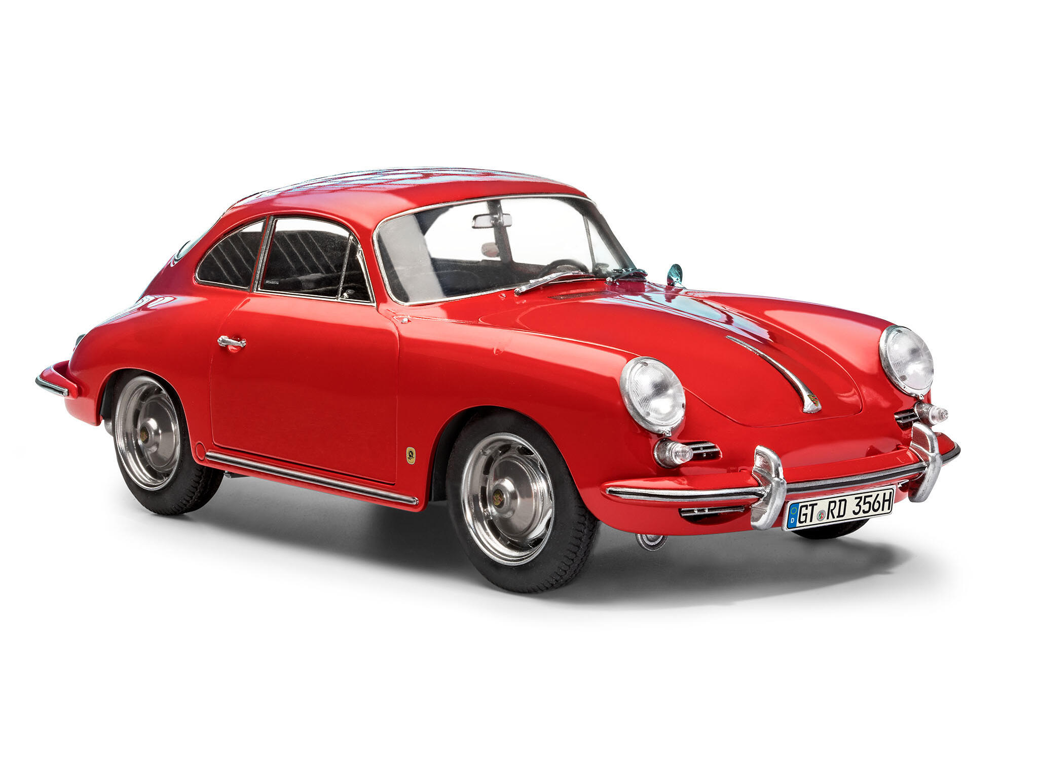 Porsche 356B Coupé 1:16 Modellbausatz click System ohne Kleben - Revell 07679 – Bild 7